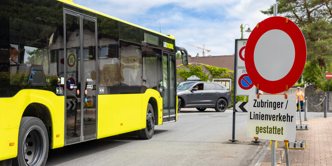 Umleitung Vaduz