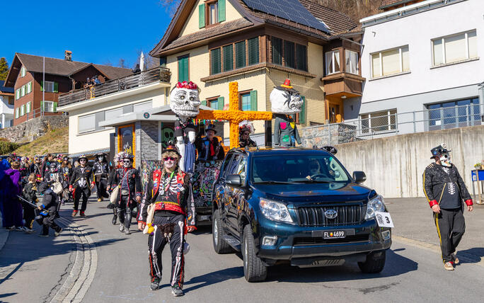 Fasnachtsumzug in Triesenberg (04.03.2025)