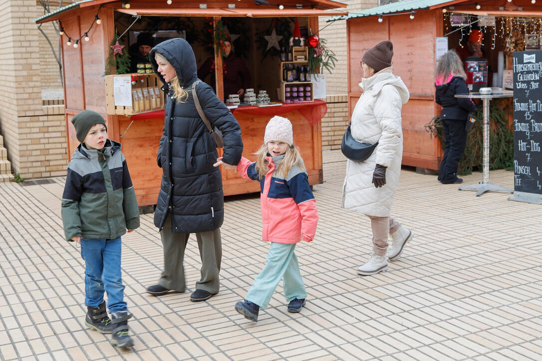 Weihnachtsmarkt, Vaduz, Liechtenstein.