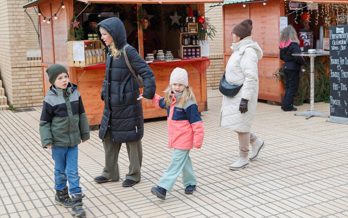 Weihnachtsmarkt, Vaduz, Liechtenstein.