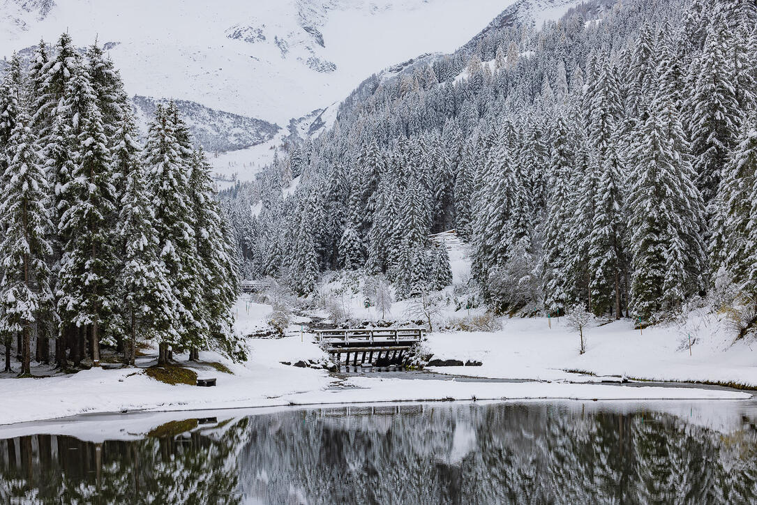 Der erste Schnee in Malbun und Steg