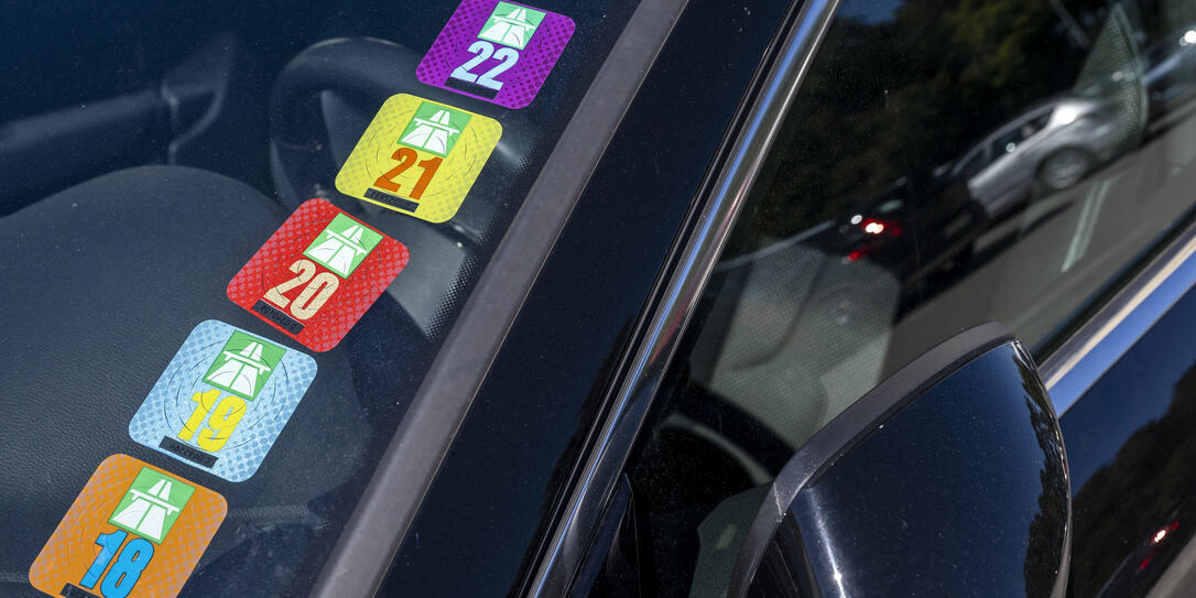 AUTOBAHNVIGNETTE, VIGNETTE, FRONTSCHEIBE,