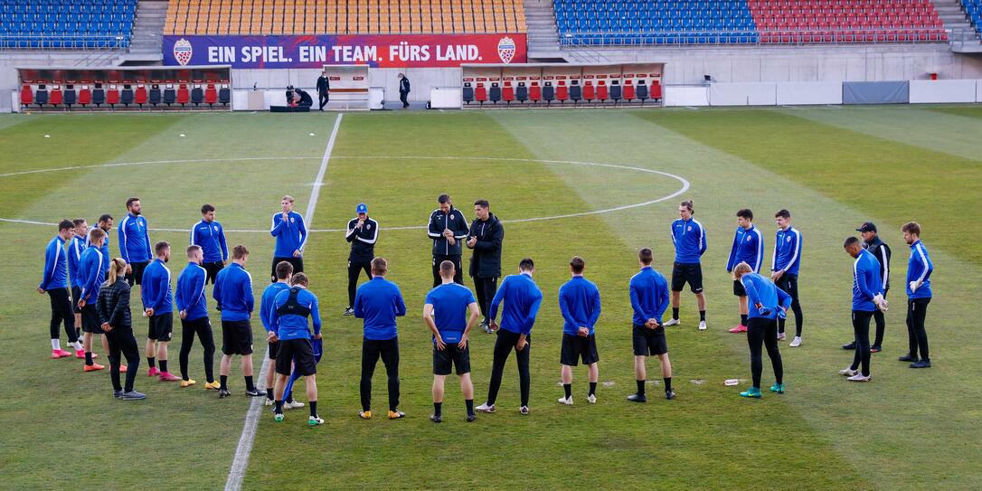 Liechtenstein Vaduz Fussball FIFA WM Quali Training Liechtenstein