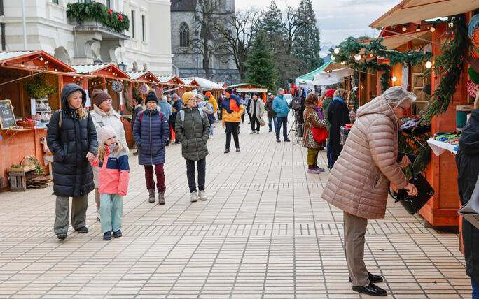 Weihnachtsmarkt, Vaduz, Liechtenstein.