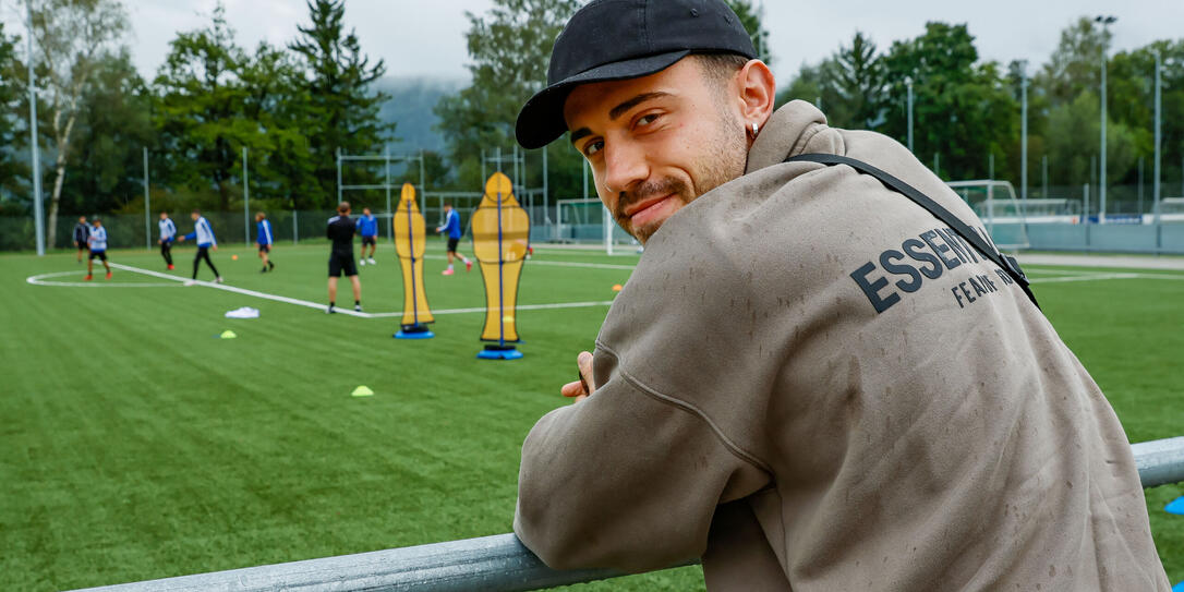 Liechtenstein Ruggell Fussball Nati Training Deutschland