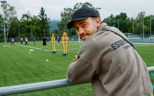 Liechtenstein Ruggell Fussball Nati Training Deutschland