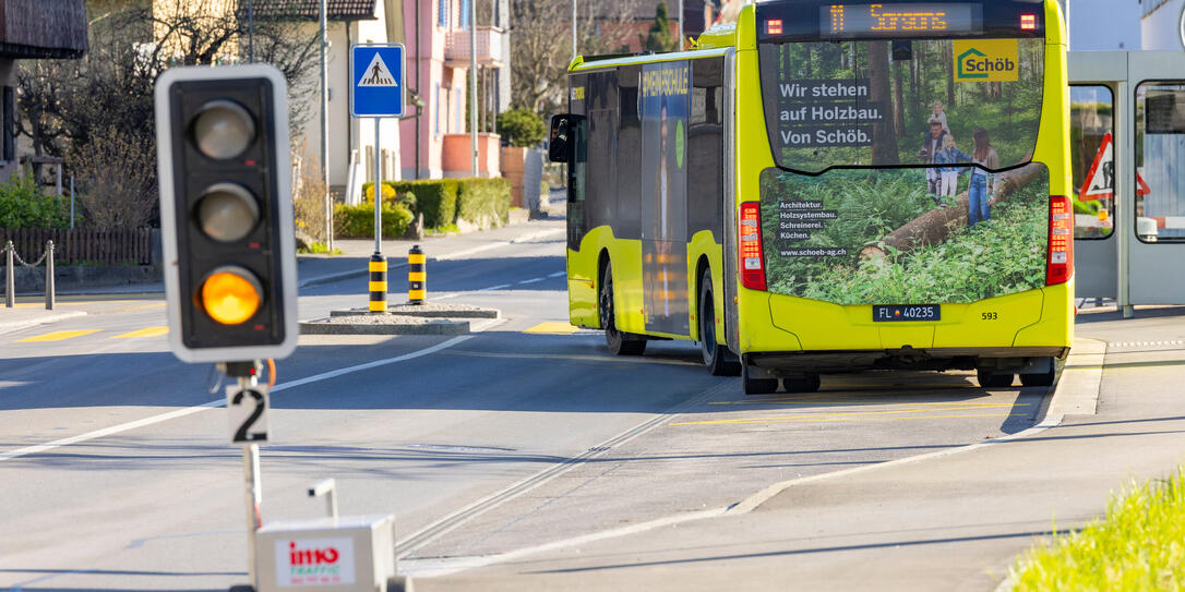 Ampelanlage in Schaan