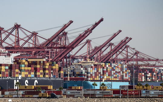 Los Angeles Port backlog has cargo traffic paralized