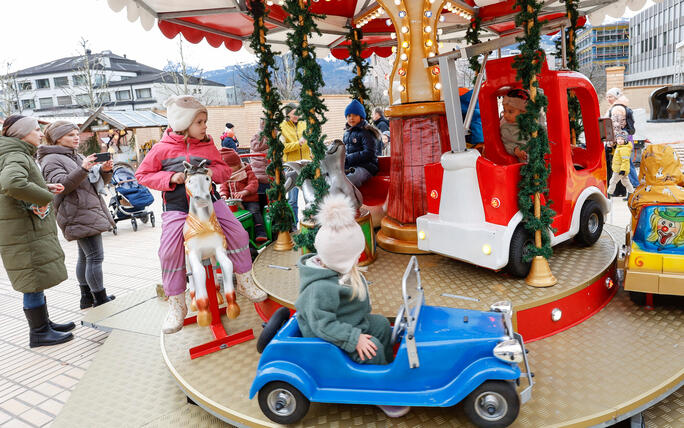 Weihnachtsmarkt, Vaduz, Liechtenstein.