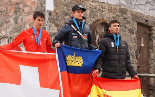 Tim Ziegler, Konstantin Wille und Jorge Viega Rodriguez (v.l.) .