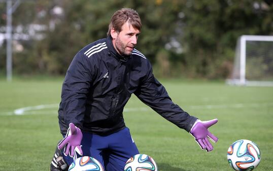 Fussball FC Vaduz Goalietrainer Sebastian Selke