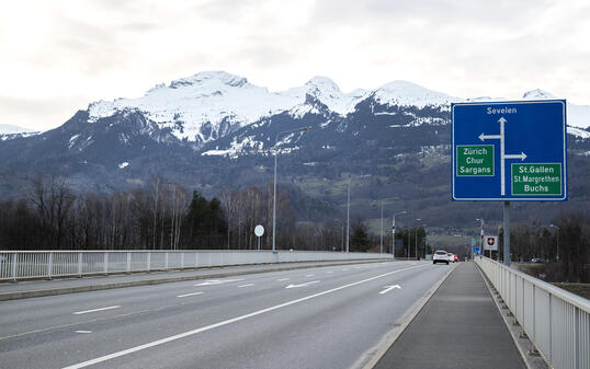 Brücke Vaduz - Sevelen