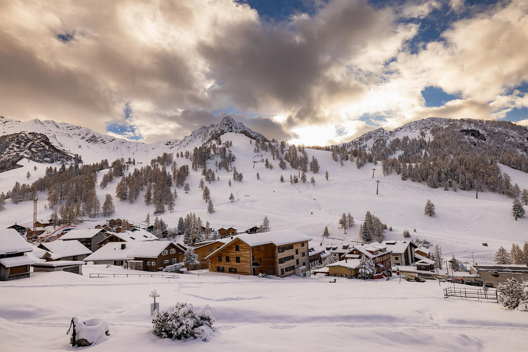 Der erste Schnee in Malbun und Steg