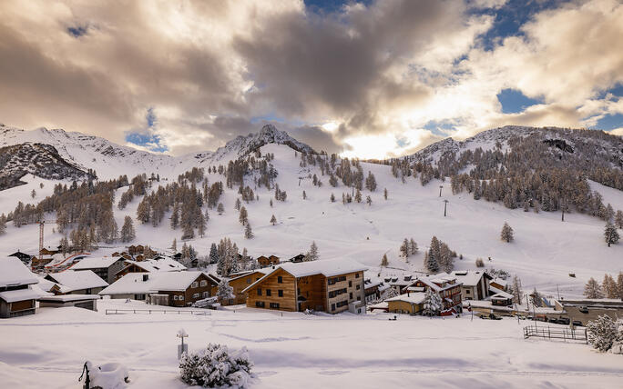 Der erste Schnee in Malbun und Steg