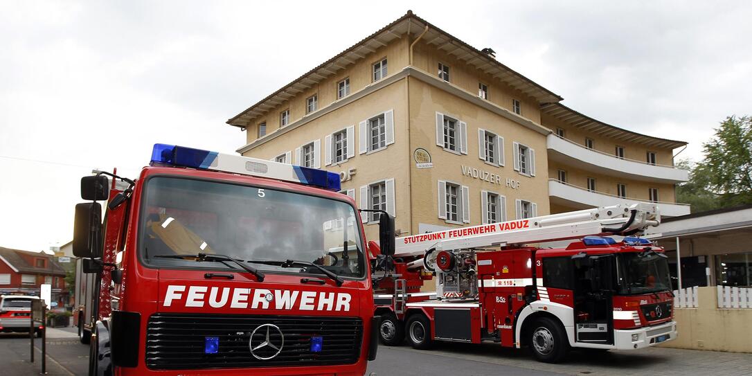 Feuerwehreinsatz in Vaduz