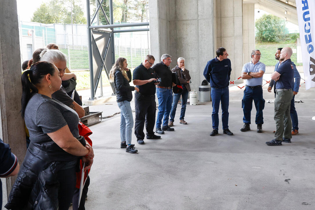 Veranstaltung «Brandbekämpfung zum Anfassen» in Vaduz.