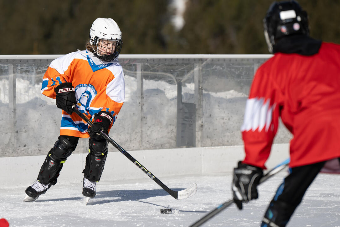 Pond Hockey Turnier in Malbun