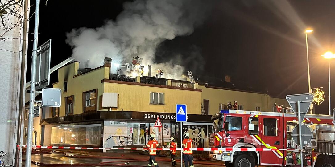 Brand in Schaan am 14. Dezember