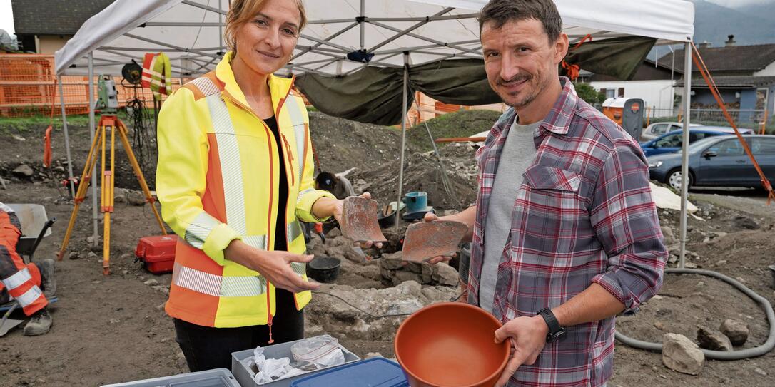 241024 Besichtigung archäologische Ausgrabungen in Schaan