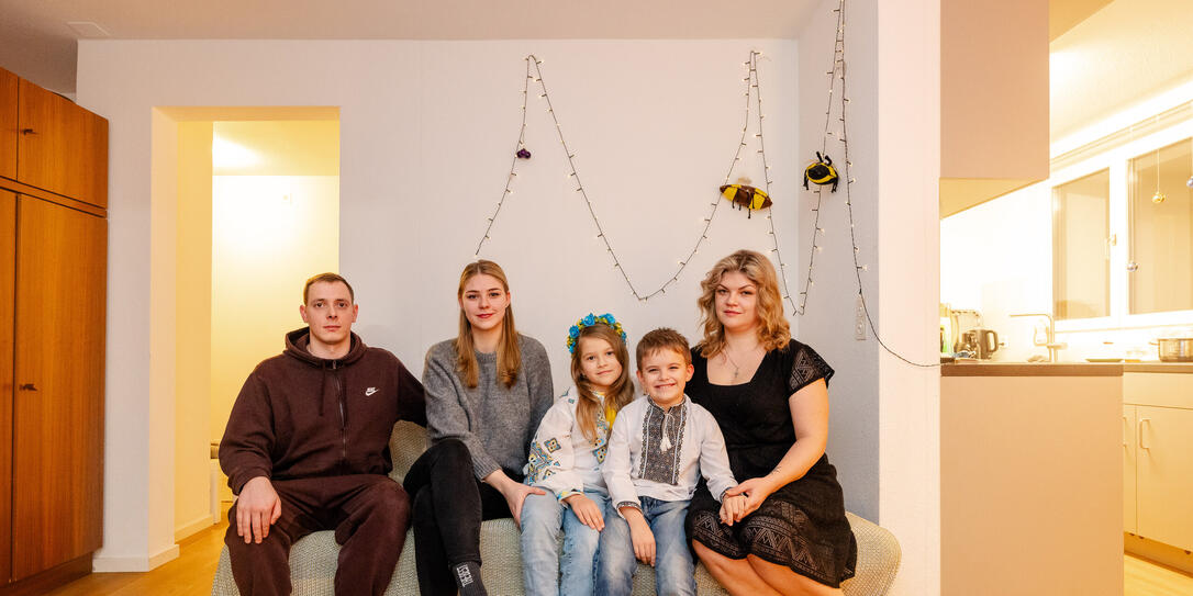 Schutzsuchende Familie in Triesen