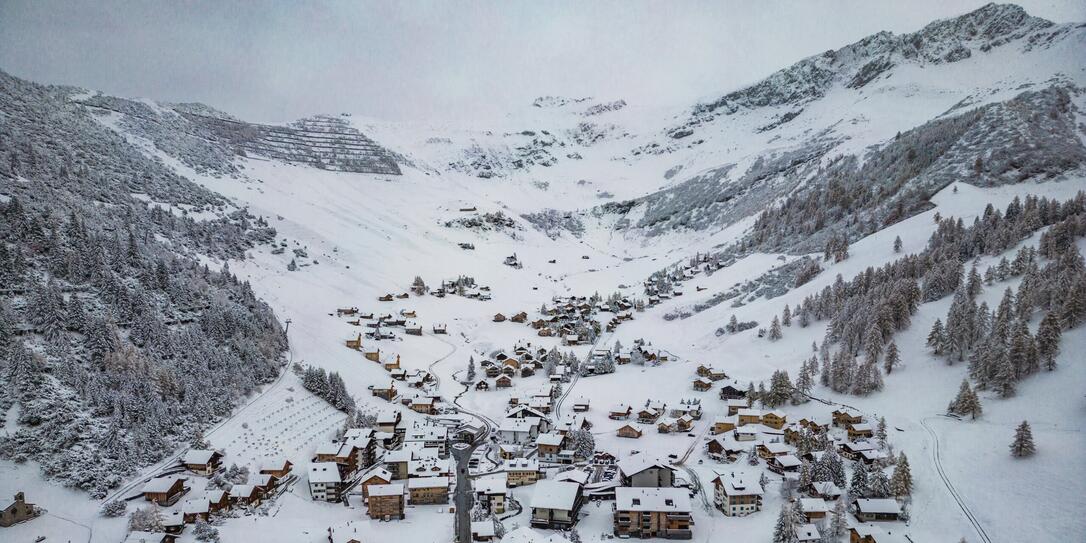 Schnee in Malbun