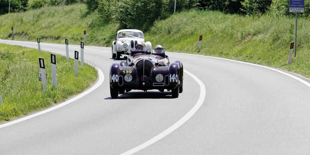 Mille Miglia, 1000 Miglia 2015, San Quirico d'Orcia, Siena, Toskana, Italien, Europa