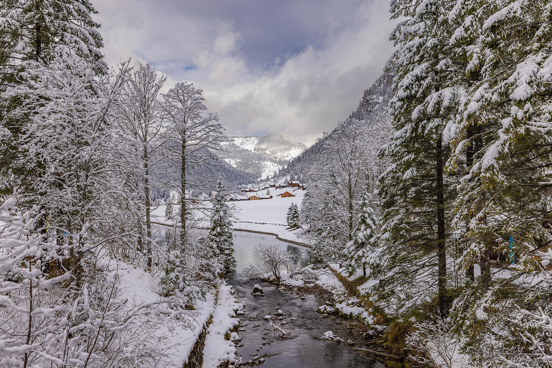 Der erste Schnee in Malbun und Steg