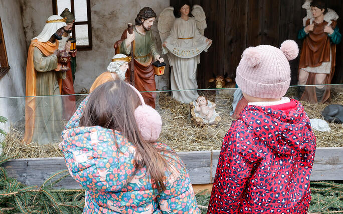 Weihnachtsmarkt, Vaduz, Liechtenstein.