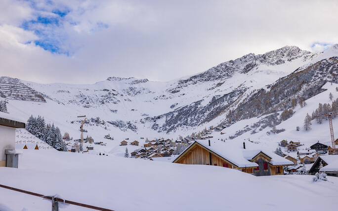 Der erste Schnee in Malbun und Steg