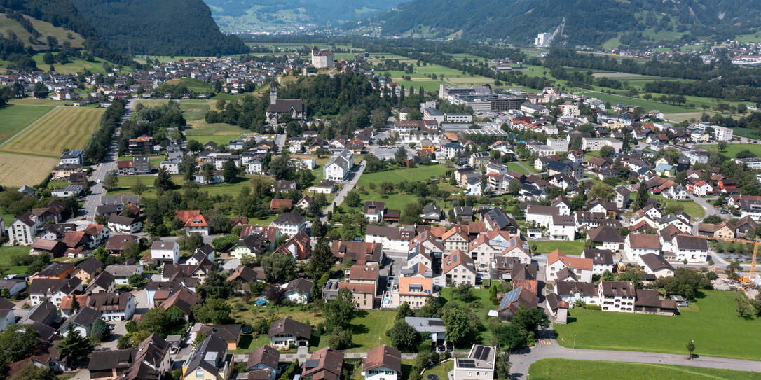 240726 Gemeinde Balzers in Vogelperspektive