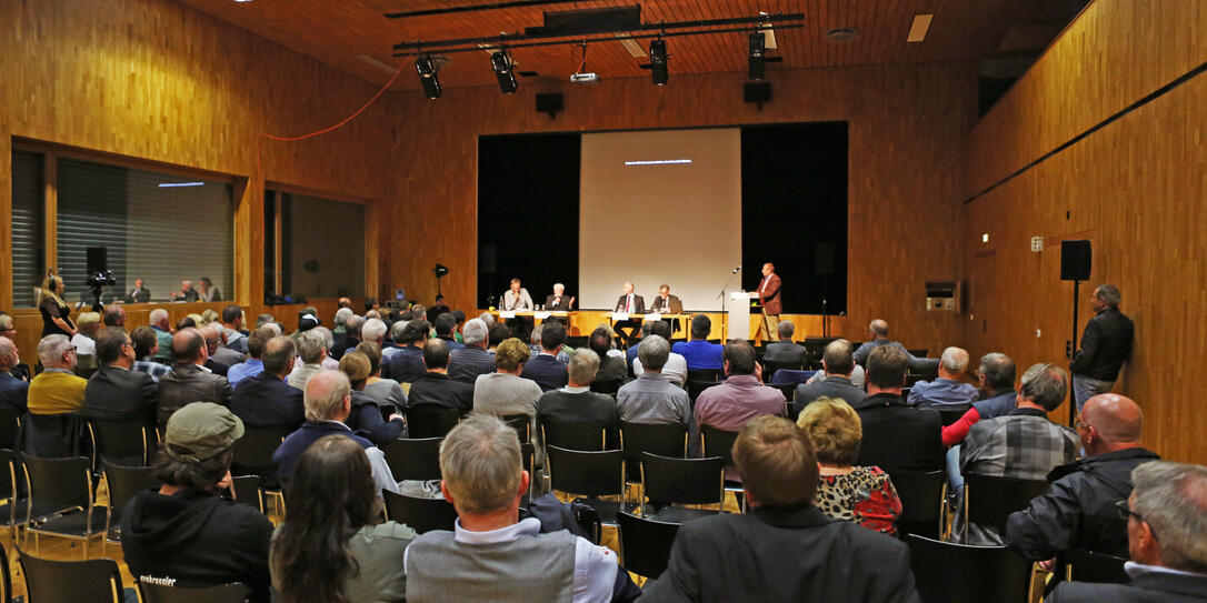 Podiumsdiskussion Hängebrücke Balzers