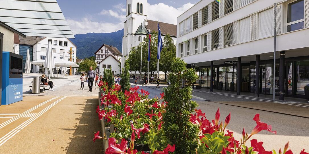 Dorfplatz in Eschen