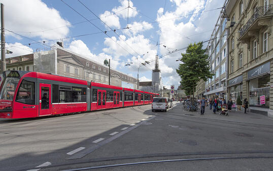 Wer von Bern nach Ostermundigen fahren will, kann ab 2027 das Tram nehmen.