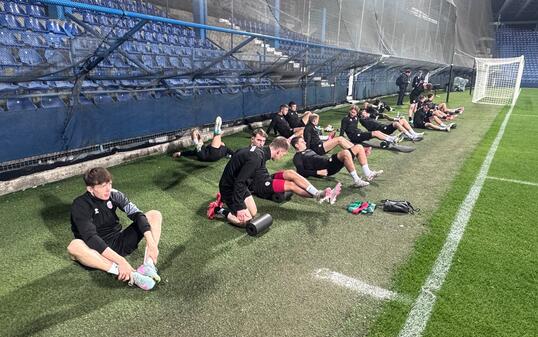 Nach der langen Reise war das gestrige Abschlusstraining wichtig um sich wieder etwas zu bewegen.