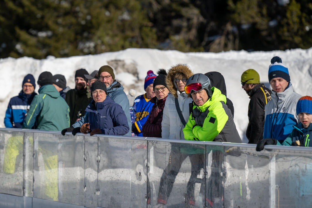 Pond Hockey Turnier in Malbun