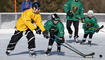 Pond Hockey Turnier in Malbun