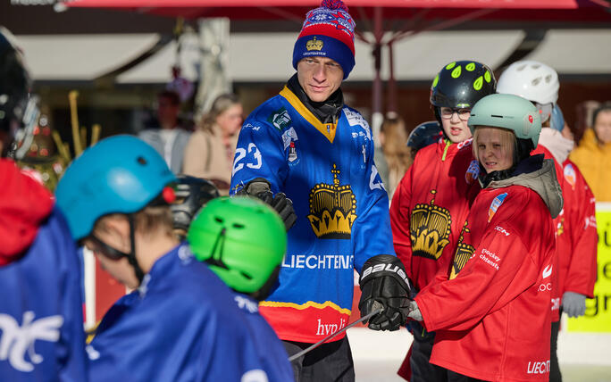 Eishockey-Schnupperkurs in Vaduz