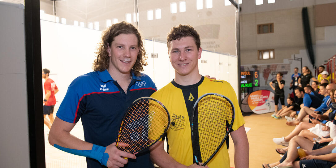 Patrick und David Maier sind die stärksten Liechtensteiner im Vaduzer Team (v.l.).