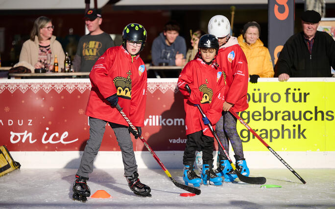 Eishockey-Schnupperkurs in Vaduz