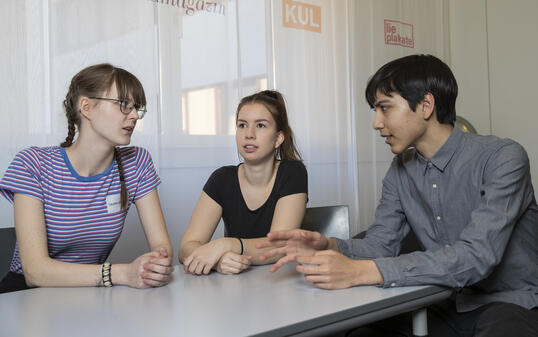 Schüler des Gymnasium Vaduz