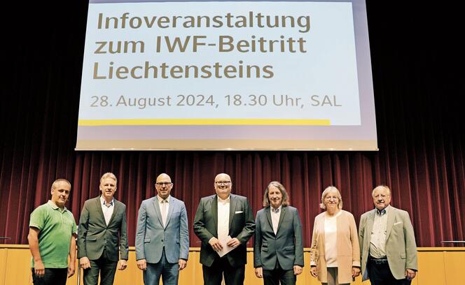 Diskussionsveranstaltung: «IWF-Beitritt», SAL in Schaan,