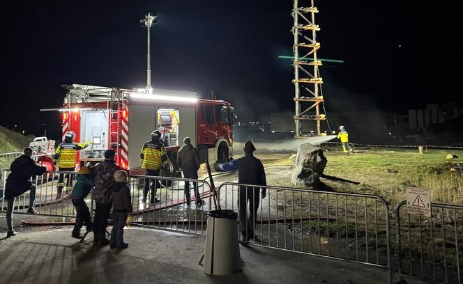 Feuerwehr beim Werthner Funken in Mauren am 9. März 2025