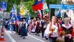 Schweiz Zuerich Eidgenoessisches Trachtenfest mit Beteiligung des Liechtensteiner Trachtenverbandes