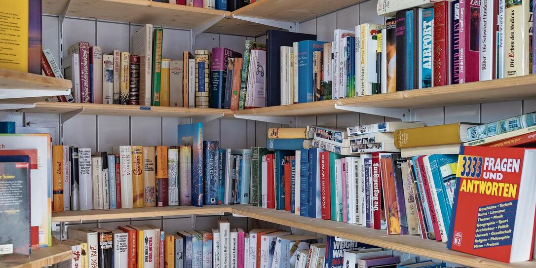 Büchergestell in Triesenberg