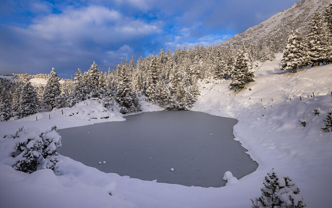 Der erste Schnee in Malbun und Steg