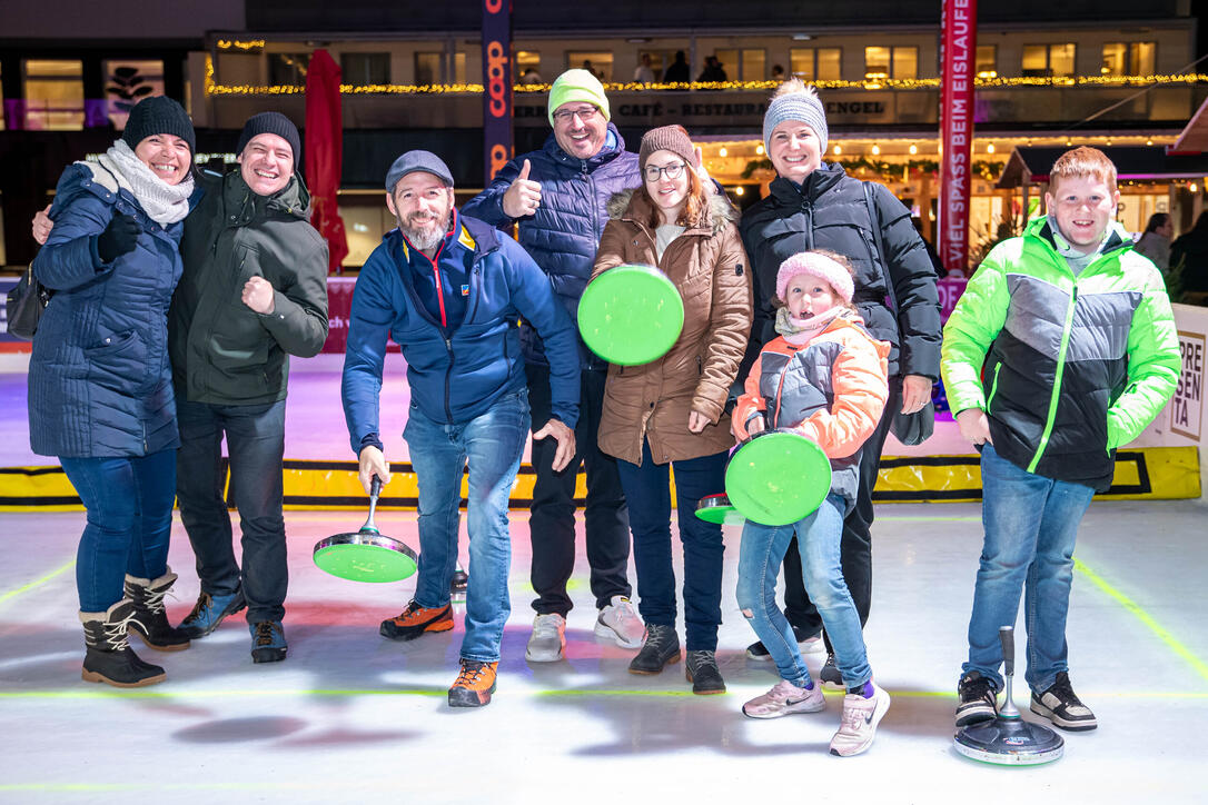 Eisstockschiessen Liewo Dörferduell