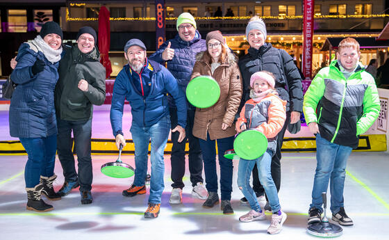 Eisstockschiessen Liewo Dörferduell