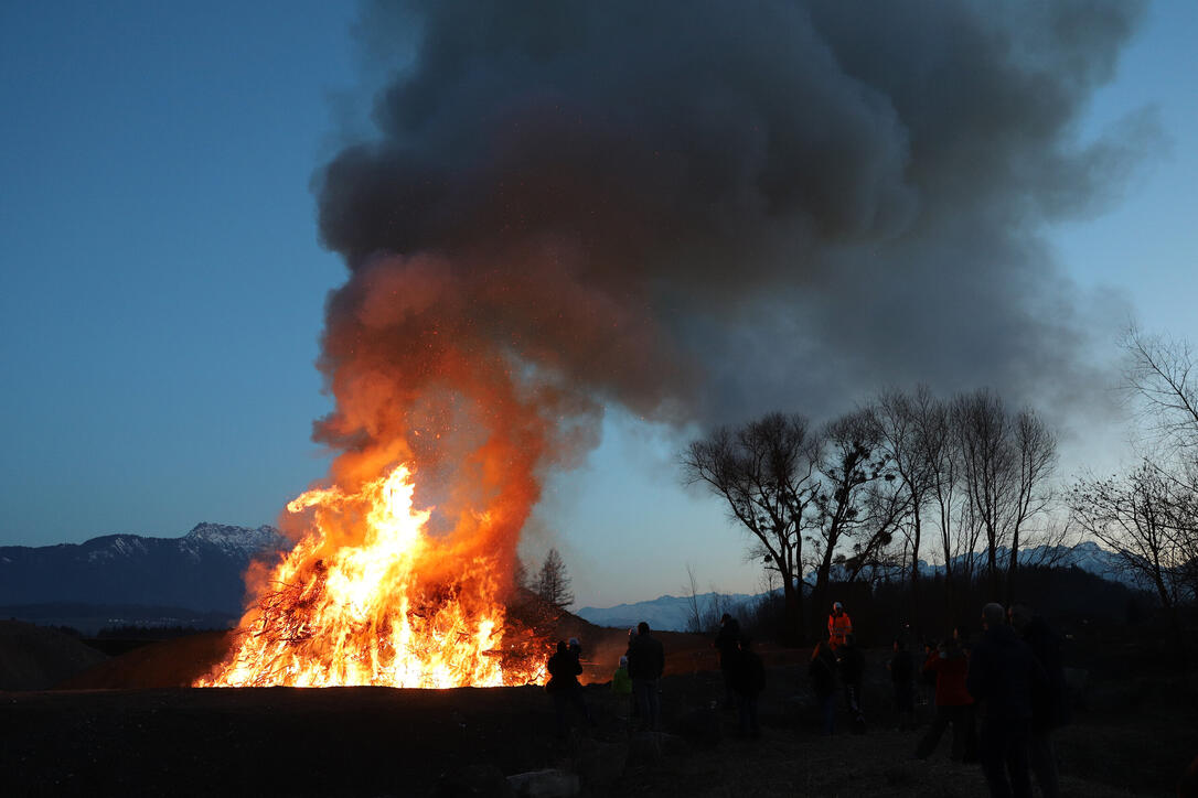 Funkensamstag in Rüthi