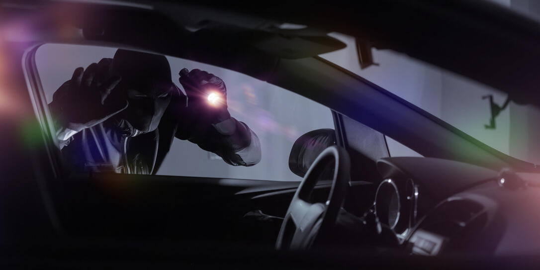 Car Robber with Flashlight