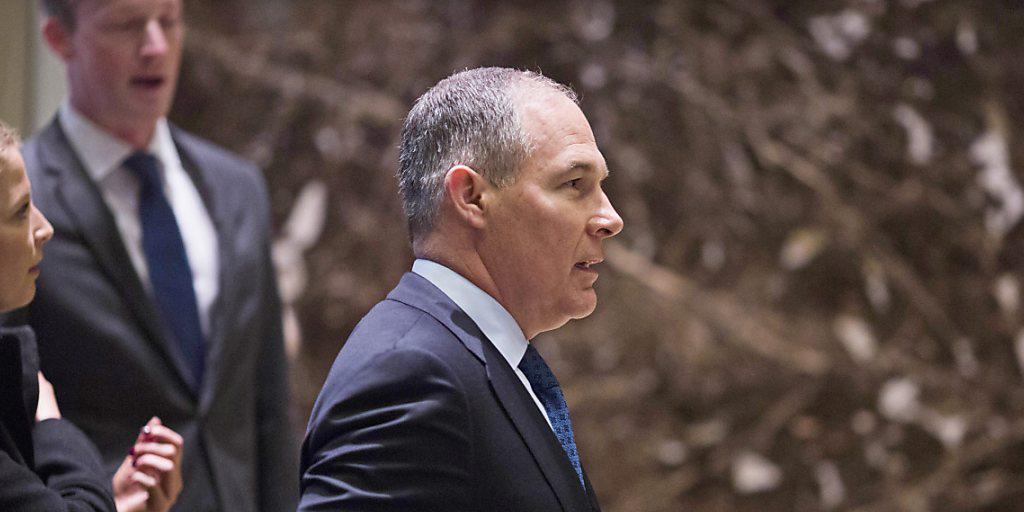 Scott Pruitt soll Chef des US-Umweltbehörde werden.